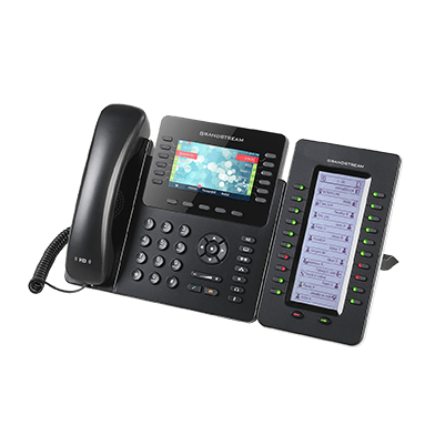 Grandstream GXP2170 voip desk phone — front view with handset and display
