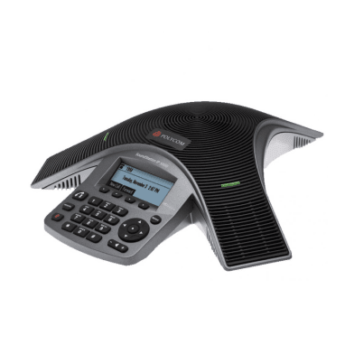 Polycom SoundStation IP 5000 VoIP phone — front view with handset and dialpad
