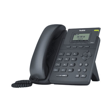 Yealink T19P E2 voip desk phone — front view with handset and display