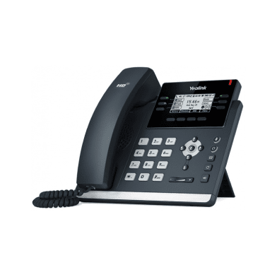 Yealink T41U voip desk phone — front view with handset and display